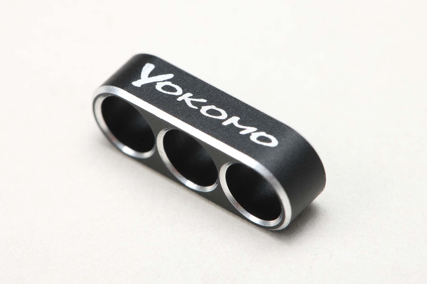 Amazon | ヨコモ (YOKOMO) ワイヤーガイド (黒/3穴) アルミ製 12ゲージ